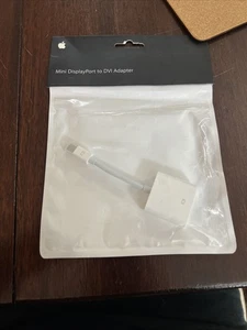 GENUINE Apple Mini DisplayPort to DVI Adapter - NEW IN PACKAGE - Picture 1 of 2