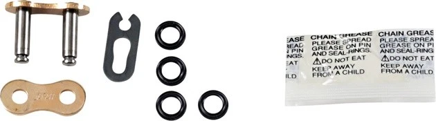 EK 520 SRO6 Series O-Ring Chain SKJ Press Fit Master Link Gold - Image 1 of 1