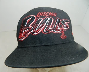 Chicago Bulls New Era 9Fifty Gorra Snapback Roja Negra NBA Madera Dura Clásicos OSFA - Imagen 1 de 11