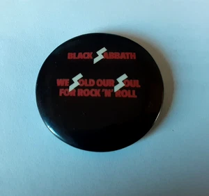 Black Sabbath (Ozzy) Vintage 1982 Badge Button Pin, Pinback Heavy Metal - Bild 1 von 3