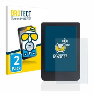 2x BROTECT Anti-Reflets Protection Ecran pour Tolino Shine 3 Film Protecteur Mat - Afbeelding 1 van 7