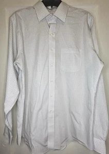 Brooks Brothers klassisch Größe 16-36 weiß schwarz kariert Knopfleiste Herrenhemd - Bild 1 von 11