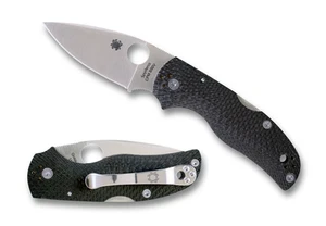 Spyderco Knives Native 5 Lockback Black Carbon Fiber CPM S90V Stainless C41CFFP5 - Bild 1 von 4