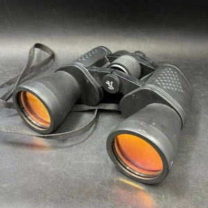 NIHON Binoculars Large 7" T. 10 x 50 Coated Night Working Japan Design Optics - Picture 1 of 13