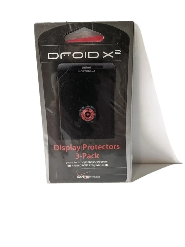 Verizon Droid X2 Display Protectors 3-Pack New - Image 1 of 3