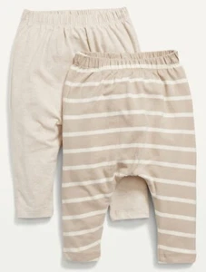 Old Navy Baby Size 6-12 Months ~ Jersey Knit Pull On Pants / Leggings ~ Beige - Picture 1 of 2