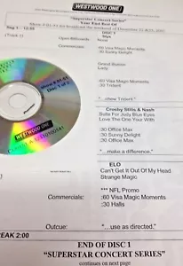 RADIO SHOW: SUPERSTAR CONCERT LIVE 2/22/01 LED ZEPPELIN, PETE TOWNSHEND,ELO,STYX - Picture 1 of 2