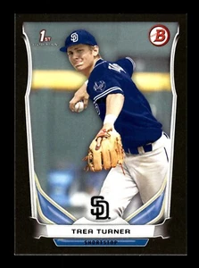 2014 Bowman Draft Asia Exclusive Black Trea Turner #DP10 Padres Natonals Dodgers - Bild 1 von 2