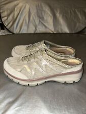 Skechers Easy Going Slip On Memory Foam Womens Size 7 Taupe Mules Shoes 49077