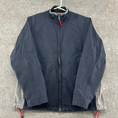 Chaqueta cortavientos negra pequeña vintage Gap para hombre forrada de malla de nailon Tech Rave Y2K Foto 1 de 4