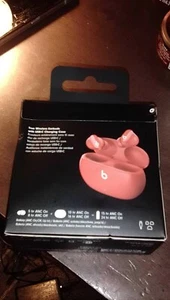 beats studio earbuds color is red brand new never opened up the box.  - Picture 1 of 4