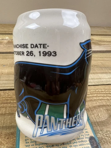 VTG Team NFL 1993 Carolina Panthers Inaugural Season Limited Edition Mug Cover
