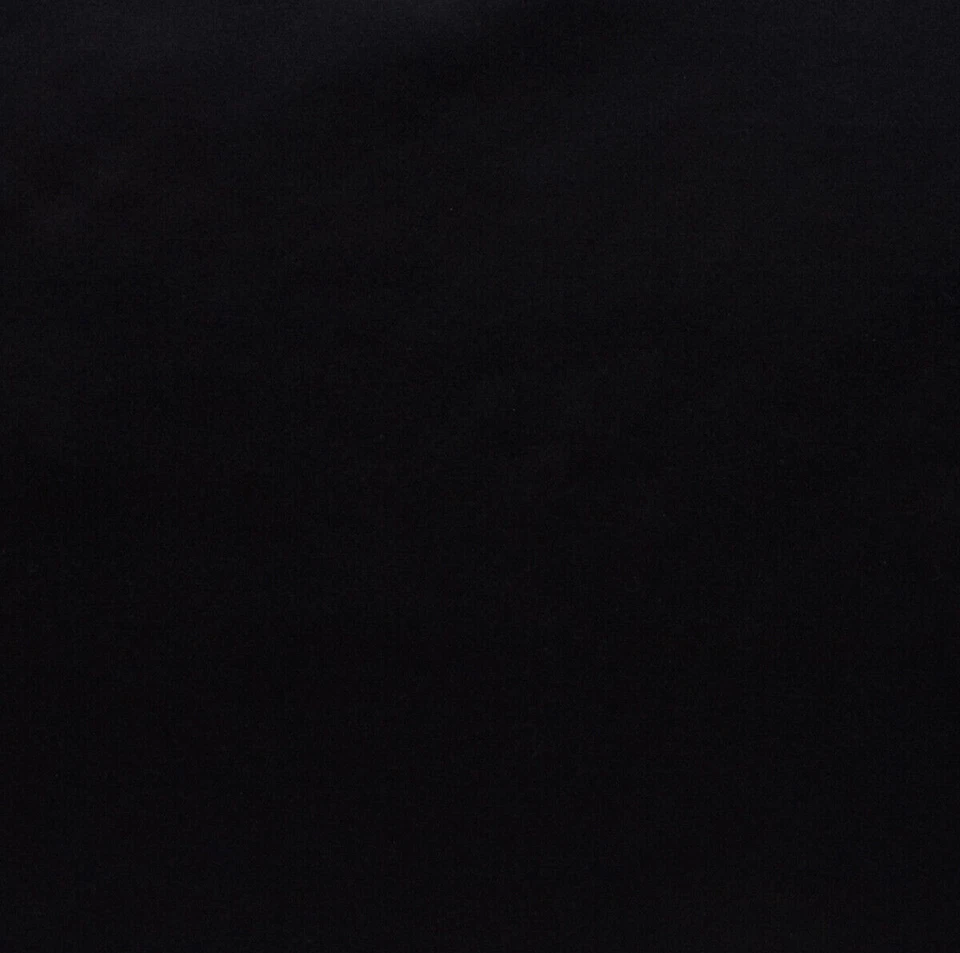 BLACK  SOLID  COTTON POPLIN  FABRIC   19X58 INCHES - Image 1 of 1