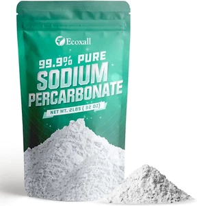 Sodium Percarbonate Oxygen Bleach Powder, 2 LB – 99.9% Pure Cleaning Supplies fo - Picture 1 of 12