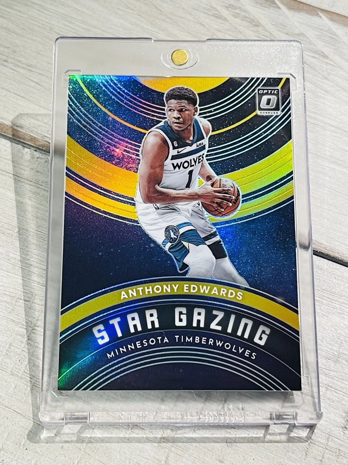 2022-23 Donruss Optic Anthony Edwards “Star Gazing” True Gold #/10🔥T-Wolves🔥
