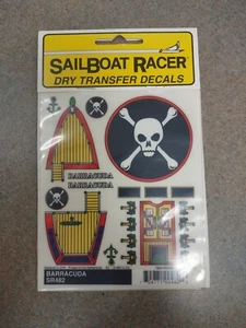 Kit de construcción Barracuda de transferencia seca de corredor velero de coche de pino - Imagen 1 de 2