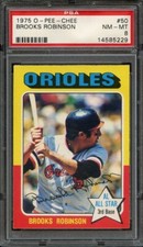 ) 1975 O-PEE-CHEE 50 BROOKS ROBINSON PSA NM-MT 8 BB
