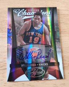 Firmas de campeones certificadas 2009-10 #20 Willis Reed SN 03/50 - Imagen 1 de 2