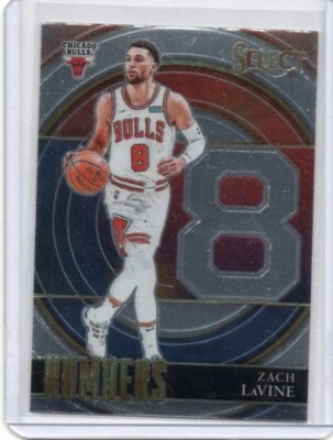 2021-22 Panini Select Numbers #39 Zach Lavine Chicago Bulls - Image 1 of 2