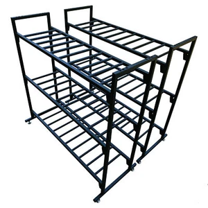 MotoProducts 2 Battery Rack Stands Insanely Strong Storage Rack Holds 12 - Picture 1 of 9