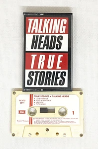 Talking Heads TRUE STORIES EMI TC-EU3511 Cassette 1986 Malaysia Paper Label - Picture 1 of 11