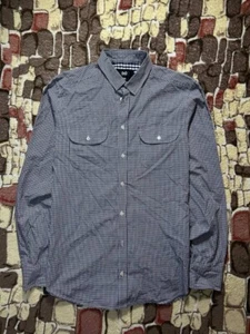 Dolce Gabbana Brad Men's Check Cotton Blue Casual Shirt Long Sleeve Size 16/41 - Picture 1 of 9