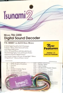 Decodificador de sonido Soundtraxx TSU-2200 885007 para modelos diésel ALCO - Imagen 1 de 1