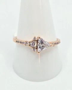 Cubic Zirconia ~ Until You Realize ~ Bomb Party Ring ~ Size 10 - Picture 1 of 5
