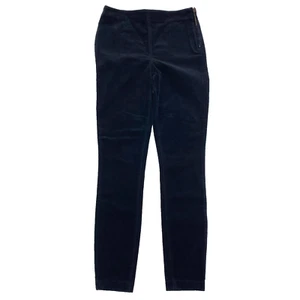 Tory Burch Billet Pana Leggings Pantalones Mujer 26 Negro Cremallera Lateral Elastizado 31931 - Imagen 1 de 15