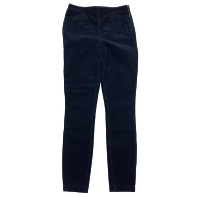 Tory Burch Billet Pana Leggings Pantalones Mujer 26 Negro Cremallera Lateral Elastizado 31931 Foto 1 de 4
