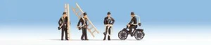 36052 Noch N 4 personaggi spazzacamini con accessori e bicicletta - Picture 1 of 1