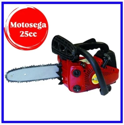 Motosega a Benzina Scoppio da per Potatura Professionale 25cc Catena Barra 25 cm - Immagine 1 di 3