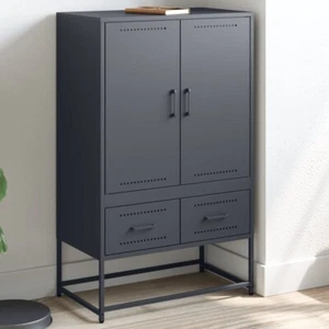 Highboard Anthrazit 68x39x111,5 cm Stahl - Bild 1 von 11