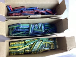 🍒 NEW 2 1/4" MINI 2 Pack Crayon LOT 1200 Restaurant Party Sanitary Disposable🍒 - Picture 1 of 6