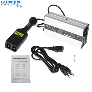 For EZGO TXT 36V Powerwise 36 Volt Medalist  D Style Golf Cart Battery Charger - Picture 1 of 12