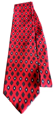 Corbata Gap Premium, 100 % seda, para hombre, hecha en Estados Unidos con detalles rojos/azules blancos Foto 1 de 4