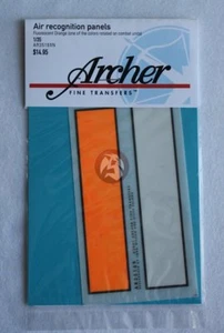 Paneles de reconocimiento de aire Archer 1/35 Allied (naranja fluorescente) AR35169N - Imagen 1 de 1