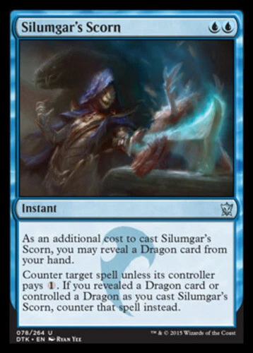 Silumgar's Scorn ~ Lightly Played Dragons of Tarkir MTG Magic UltimateMTG Blue C - Image 1 of 1
