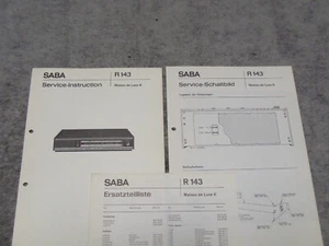 Manual de servicio de esquema para radio SABA Mainau de Luxe K - Imagen 1 de 1