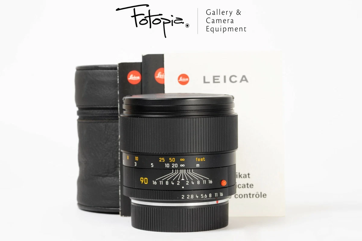 Leica SUMMICRON-R 90mm Focal f/2 Camera Lenses for sale - eBay