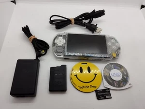 Sony PSP-3000 Playstation Portable Handheld Console Clear Shell Custom - Picture 1 of 13