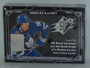 New! 2023-24 Upper Deck SPX Hockey Hobby Box Factory Sealed - Picture 1 of 1