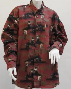 Herren Retriever Dog Print Colombia Button Down Hemd Jagd Vogel Hund Wald - Bild 1 von 9