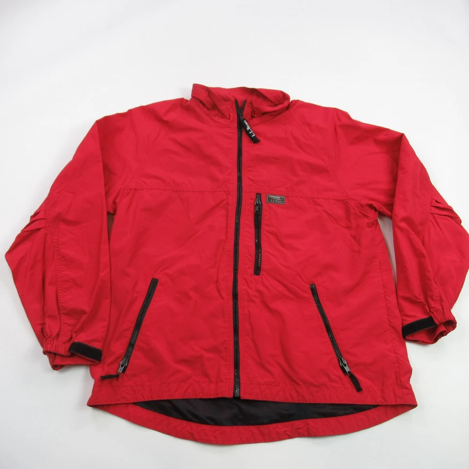 Chaqueta LL Bean Niños Grande Manga Larga Cremallera Completa Exterior Ligera Nylon Foto 1 de 4