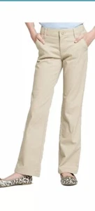 NWT Girls Bootcut Twill Chino Pant Cat & Jack Tan Voyage 4 School uniform NEW - Picture 1 of 5