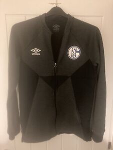 Schalke 04 Umbro Full Zip Grey Cotton Jacket (Medium)