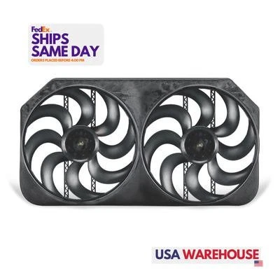 Flex-A-Lite FLE116591 Dual 15 in Curved Blade Electric Cooling Fan Performance - Image 1 of 4