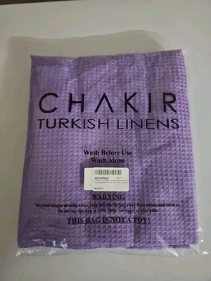 Turkish Linen Women’s Waffle Spa Body Wrap with Adjustable Closure - Image 1 of 4