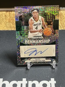 2024 Panini Prizm Draft Picks Penmanship Mojo #/25 Ja'Kobe Walter Rookie Auto RC - Foto 1 di 2