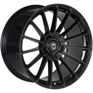 Curva Flow Forged CFF75 19x8.5 5x112 +30mm Gloss Black Wheel Rim 19" Inch - Picture 1 of 7